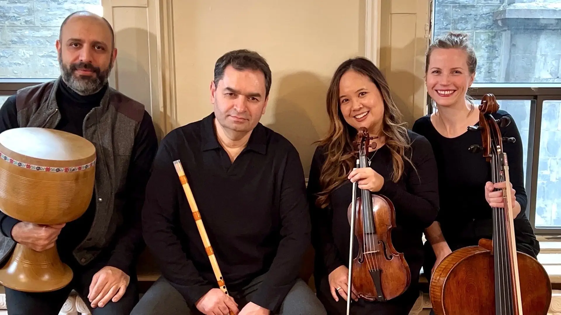 CAMS musicians collaborating on a custom cultural performance