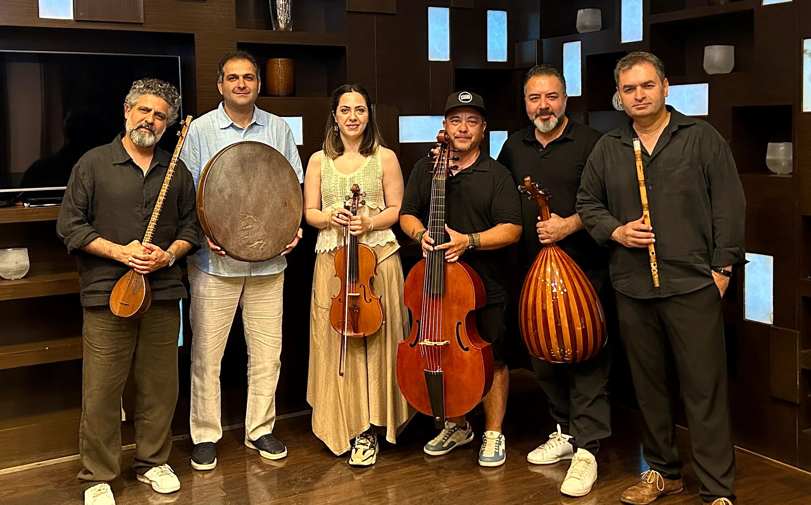 Canadian Asian Music Society musicians performing Asian music programs